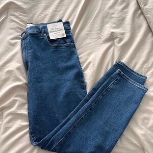 Abercrombie & fitch Blue Super Skinny Jeans